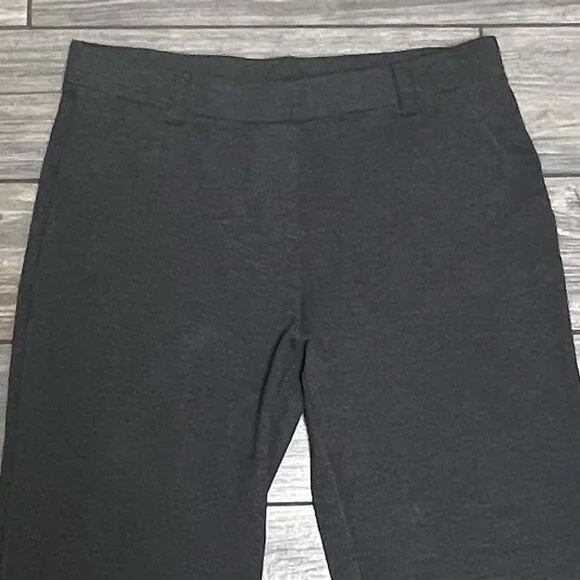 Quince Career Pant Charcoal Grey Women Small Stretch Pull On 28 Waist Wide Leg - Picture 2 of 11